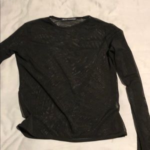 Brandy Melville sheer long sleeve top